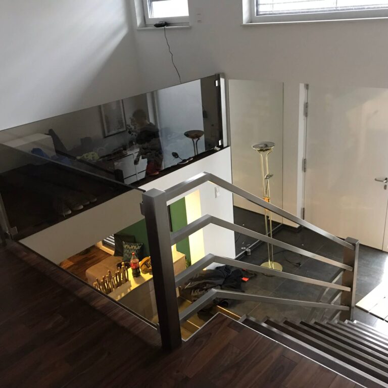 Edelstahl Treppengelaender Innen Haus
